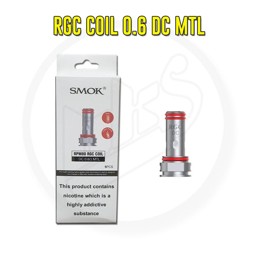 SMOK | RGC Coils for RPM80 | Pack of 5 | 0.6 Ohm DC MTL - IFANCYONE WHOLESALE