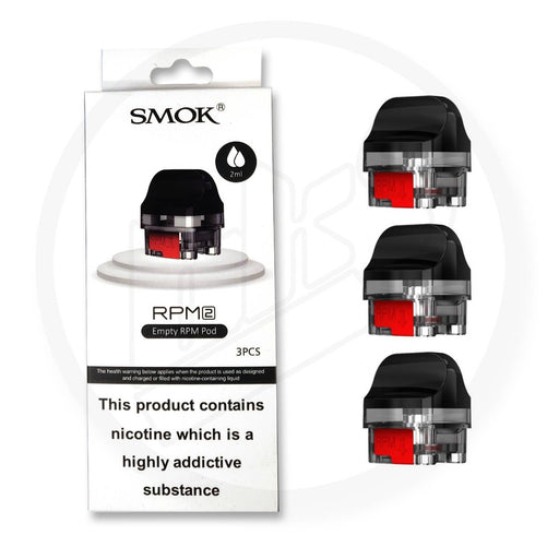 SMOK | RPM 2 / 2S ( RPM2 / RPM2S ) Replacement Empty Pods | ORIGINAL RPM VERSION | Pack of 3 - IFANCYONE WHOLESALE