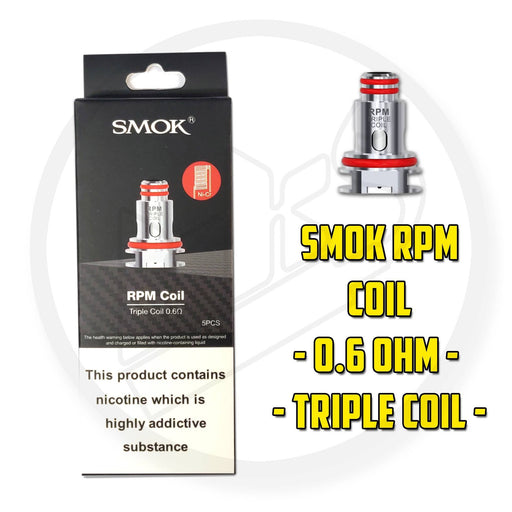 SMOK | RPM Coils | 0.6 Ohm Triple Coil | Pack of 5 - IFANCYONE WHOLESALE