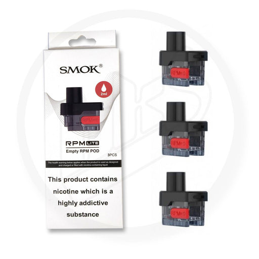 SMOK | RPM Lite Replacement 2ml Empty Pods | RPM Version | Pack of 3 - IFANCYONE WHOLESALE