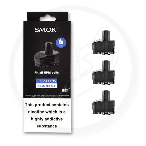 SMOK | SCAR-P5 Replacement Empty Pods | RPM Version | Pack of 3 - IFANCYONE WHOLESALE