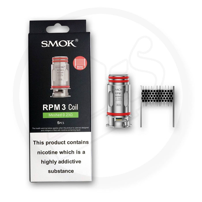 SMOK | RPM 3 / RPM3 Coils | Designed for RPM5 Pod | Pack of 5 | 0.23 Ohm Mesh Coil - IFANCYONE WHOLESALE