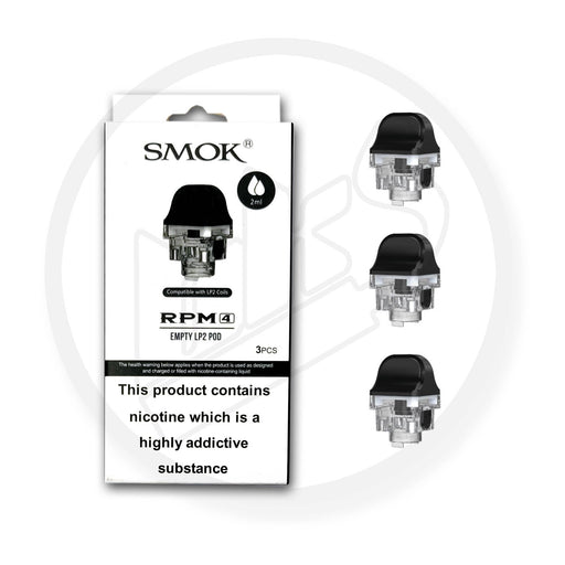 SMOK | RPM 4 / RPM4 Replacement Empty Pods | Pack of 3 | LP2 Version | 2ml - IFANCYONE WHOLESALE