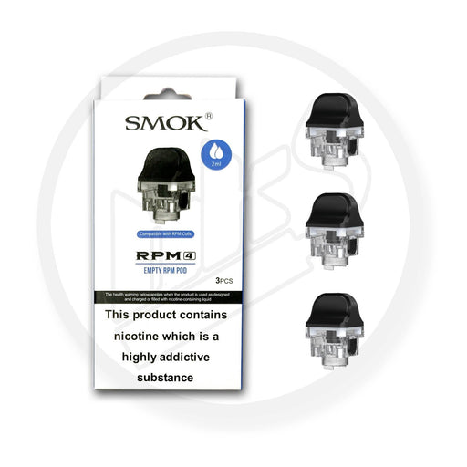 SMOK | RPM 4 / RPM4 Replacement Empty Pods | Pack of 3 | RPM Version | 2ml - IFANCYONE WHOLESALE