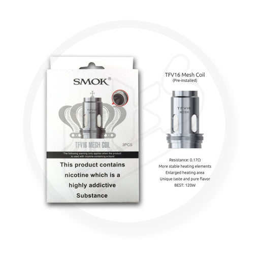SMOK | TFV16 Replacement Mesh Coils | Pack of 3 | 0.17 Ohm Mesh - IFANCYONE WHOLESALE