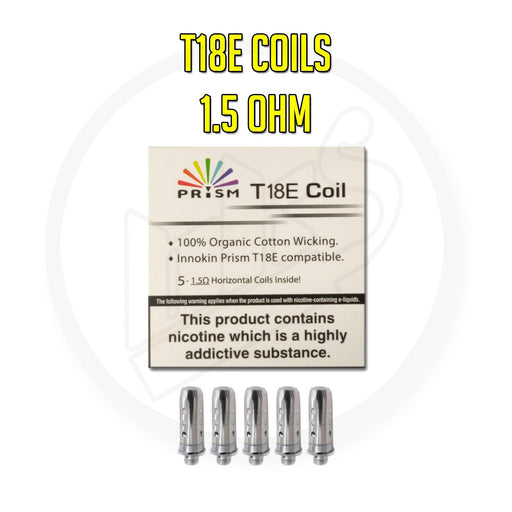 Innokin | T18 E ( T18E ) & T22 E Coils | 1.5 Ohm | Pack of 5 - IFANCYONE WHOLESALE