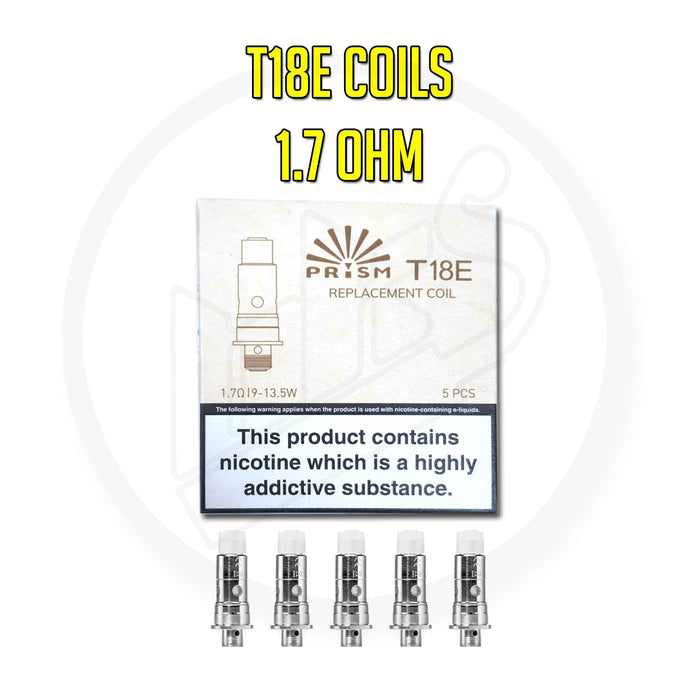 Innokin | T18 E ( T18E ) & T22 E Coils | 1.7 Ohm | Pack of 5 - IFANCYONE WHOLESALE