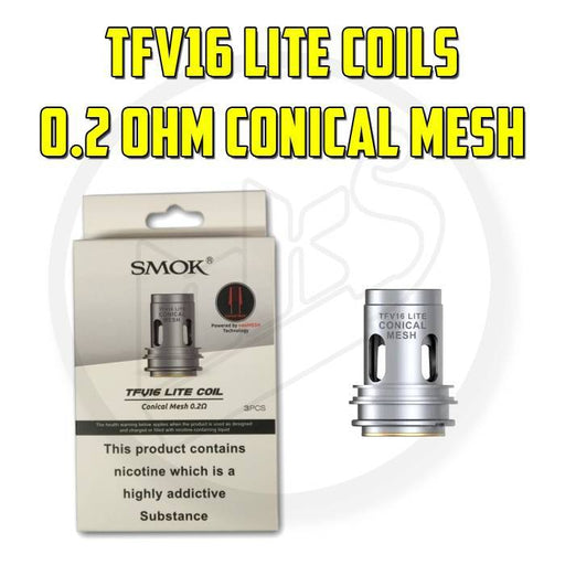 SMOK | TFV16 Lite Conical Mesh Coils | 0.2 Ohm | Pack of 3 - IFANCYONE WHOLESALE