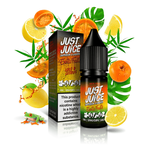Just Juice Exotic Fruits 50:50 | Lulo & Citrus | 10ml Single | Various Nicotine Strengths - IFANCYONE WHOLESALE