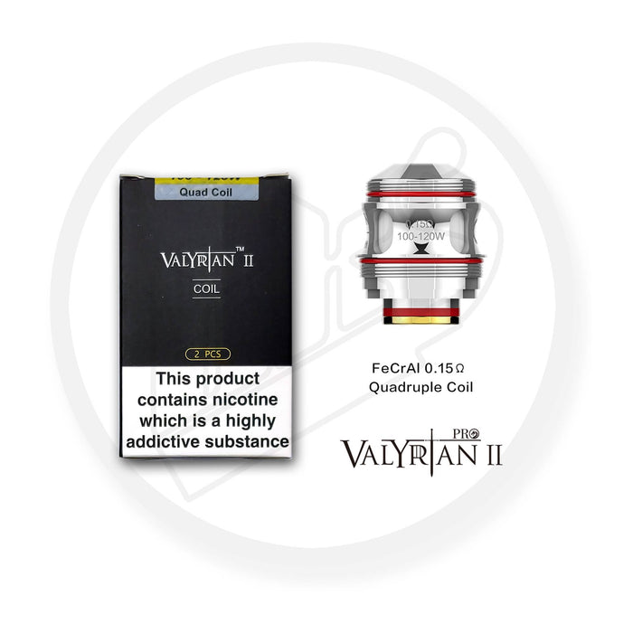 UWELL | Valyrian II ( 2 ) / III ( 3 ) Coils | FeCrAl 0.15 Ohm Coil | Pack of 2 - IFANCYONE WHOLESALE