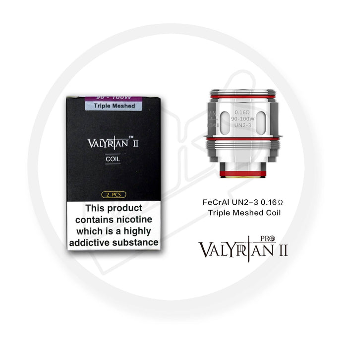 UWELL | Valyrian II ( 2 ) / III ( 3 ) Coils | FeCrAl 0.16 Ohm UN2-3 Coil | Pack of 2 - IFANCYONE WHOLESALE
