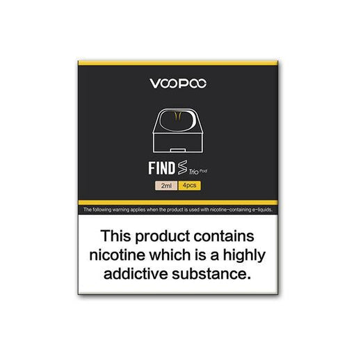 Voopoo | FIND Trio Replacment Pods | Pack of 4 | No Coil - IFANCYONE WHOLESALE