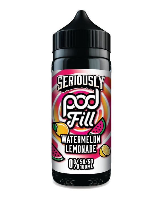 Seriously Pod Fill by Doozy Vape Co | 50/50 VG/PG | Watermelon Lemonade | 100ml Shortfill | 0mg - IFANCYONE WHOLESALE
