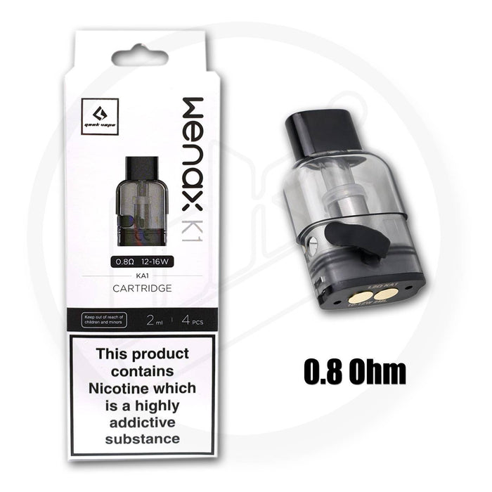 Geek Vape | Wenax K1 Replacement Pod Cartridges | Pack of 4 - IFANCYONE WHOLESALE