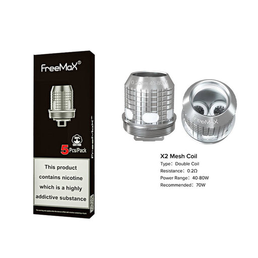 Freemax | X Mesh Coils | 0.2 Ohm X2 Double Mesh | Pack of 5 - IFANCYONE WHOLESALE